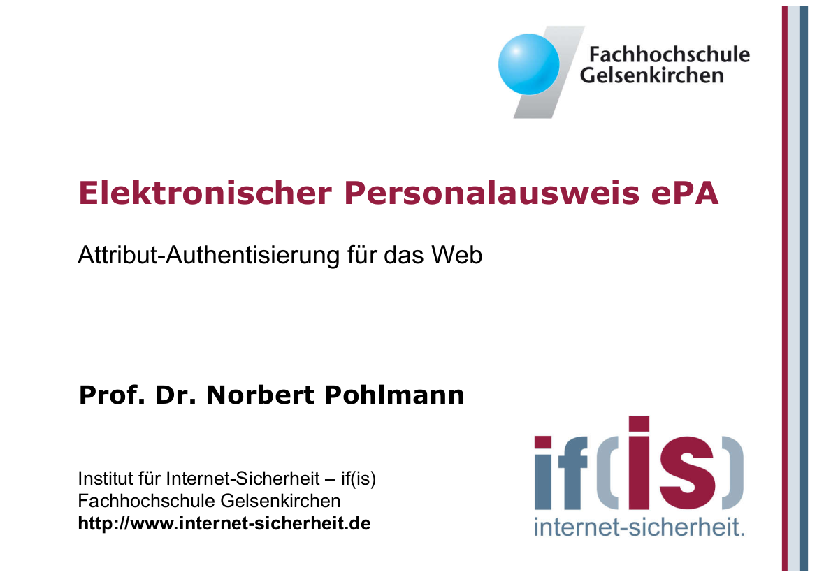198-Elektronischer-Personalausweis-–-Attribut-Authentisierung-für-das-Web-Prof.-Norbert-Pohlmann