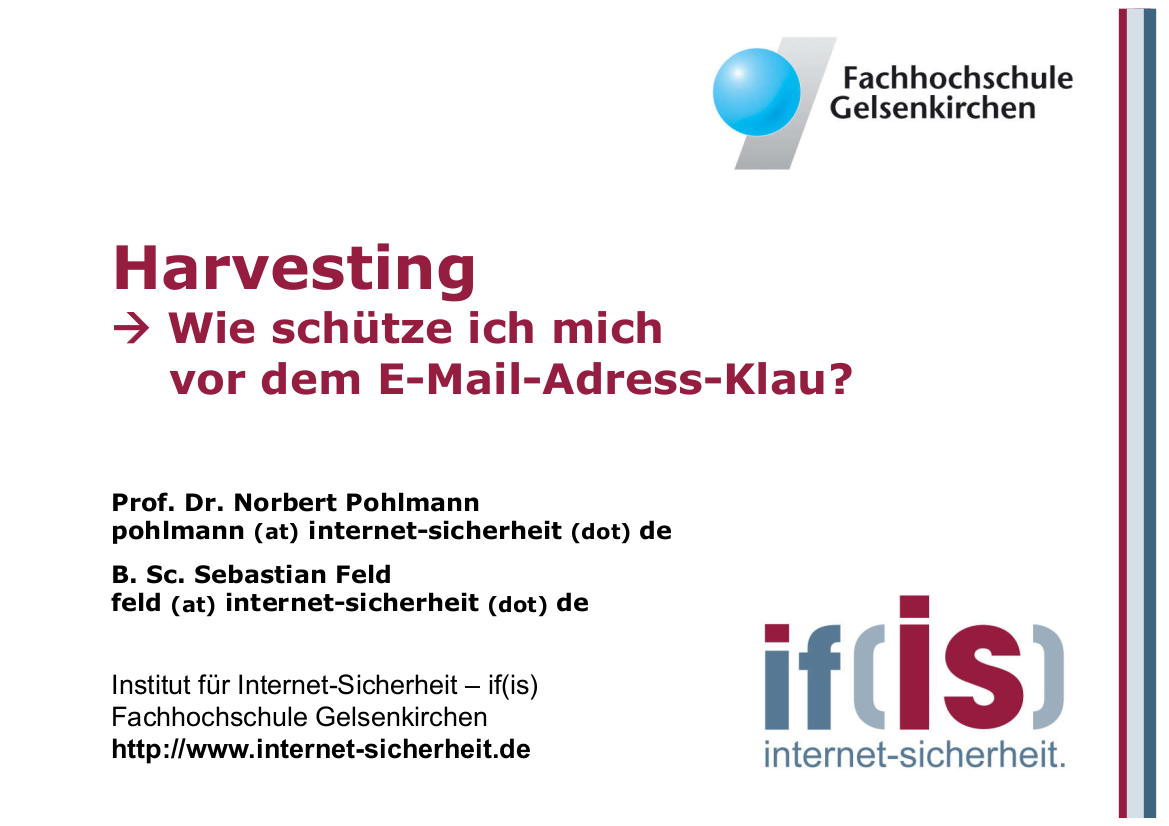 199-Harvesting-Wie-schütze-ich-mich-vor-dem-E-Mail-Adress-Klau-Prof.-Norbert-Pohlmann