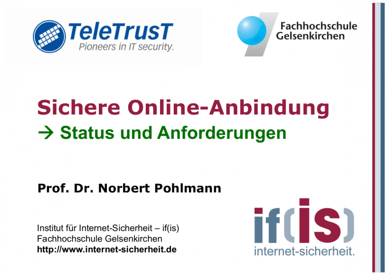 225-Sichere-Online-Anbindung-–-Status-und-Anforderungen-Prof.-Norbert-Pohlmann
