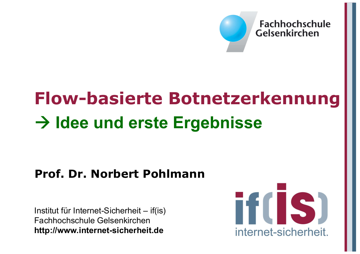 226-Flow-basierte-Botnetzerkennung-Prof.-Norbert-Pohlmann