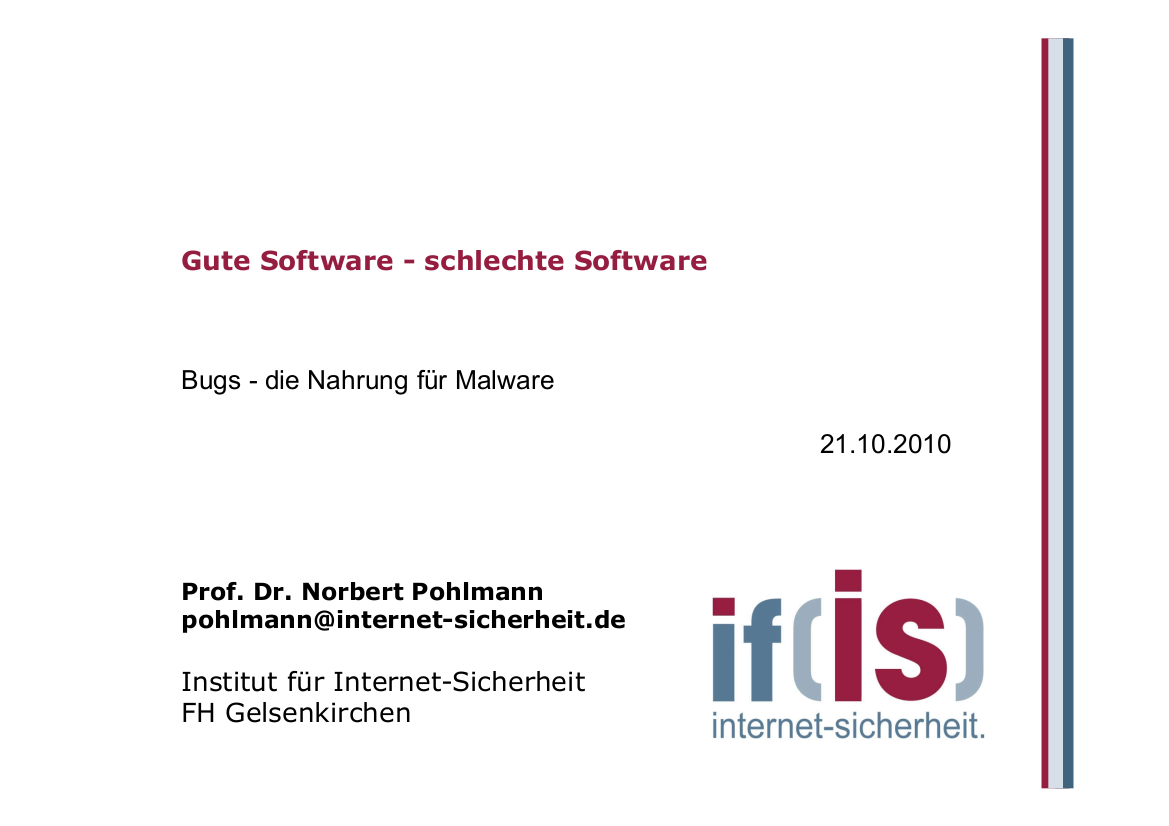 231-Gute-Software-–-schlechte-Software-Prof.-Norbert-Pohlmann