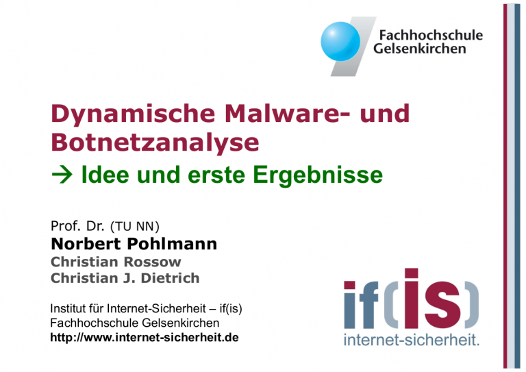 235-Dynamische-Malware-und-Botnetzanalyse-Prof.-Norbert-Pohlmann