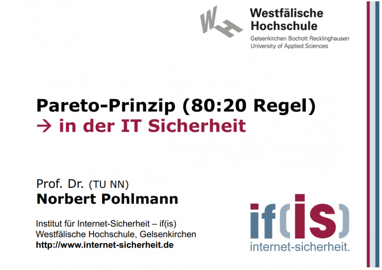 276-80-20-Regel-in-der-IT-Sicherheit-Prof-Norbert-Pohlmann
