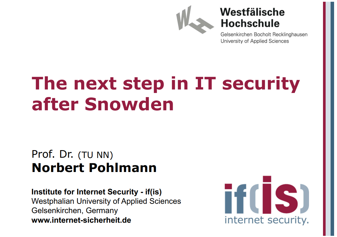 279-The-next-step-in-IT-security-after-Snowden-Prof-Norbert-Pohlmann