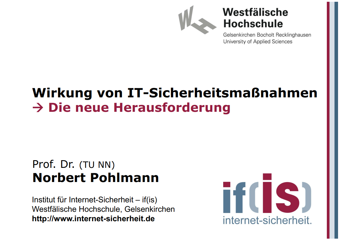 285-Wirkung-von-IT-Sicherheitsmaßnahmen-–-die-neue-Herausforderung-Prof-Norbert-Pohlmann
