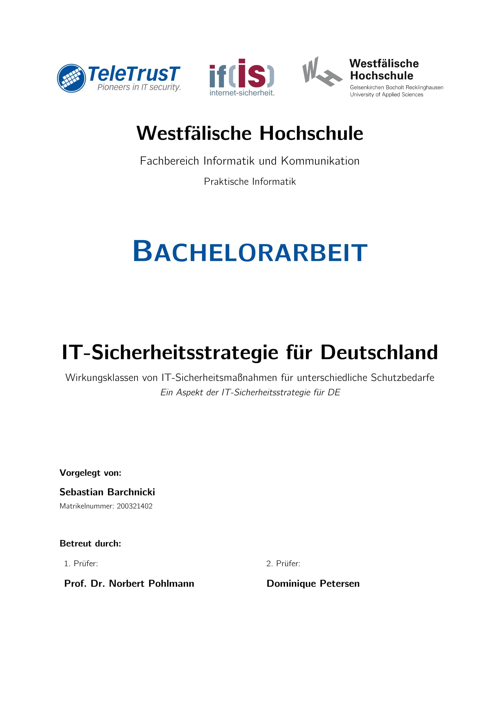 IT-Sicherheitsstrategie für Deutschland - Prof. Norbert Pohlmann 2015-1-1-1