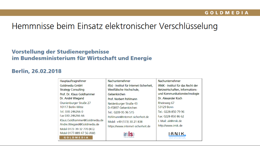 6.3-180222-Hemmnisse-beim-Einsatz-von-Verschlüsselung-Studienpräsentation-26.02.2018-Handouts_Prof._Norbert_Pohlmann