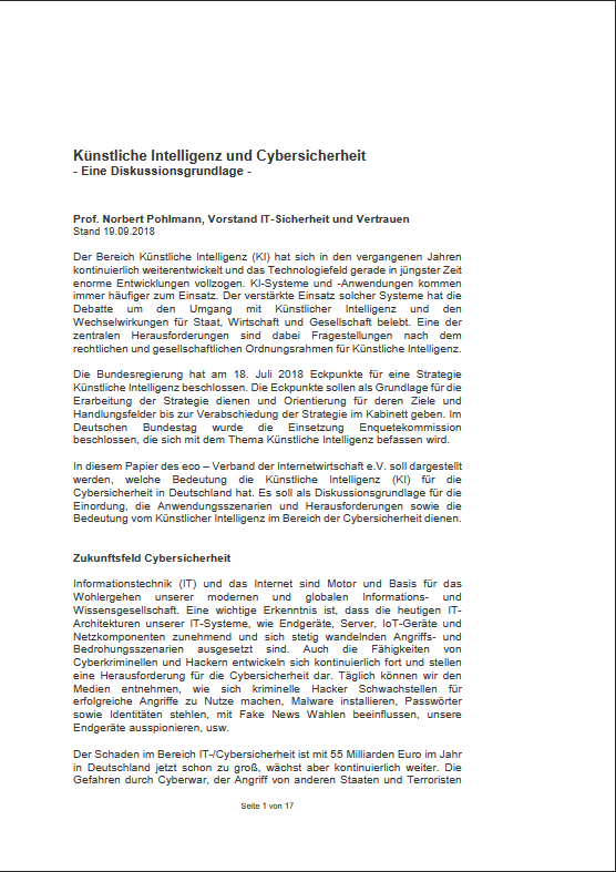 Künstliche-Intelligenz-und-Cybersicherheit-Diskussionsgrundlage-für-den-Digitalgipfel-2018-Prof.-Norbert-Pohlmann