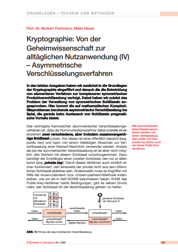 182-Kryptographie-IV-Von-der-Geheimwissenschaft-zur-alltäglichen-Nutzanwendung-–-Asymmetrische-Verschlüsselungsverfahren-Prof.-Norbert-Pohlmann
