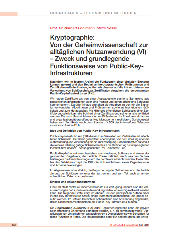 196-Kryptographie-Von-der-Geheimwissenschaft-zur-alltäglichen-Nutzanwendung-VI-–-Public-Key-Infrastruktur-PKI-Prof.-Norbert-Pohlmann