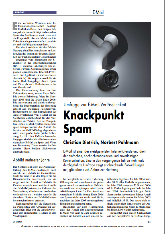 197-Knackpunkt-Spam-–-Umfrage-zur-E-Mail-Verlässlichkeit-Prof.-Norbert-Pohlmann