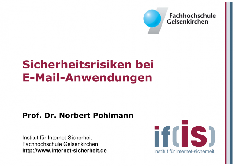 163-Sicherheitsrisiken-bei-E-Mail-Anwendungen-Prof.-Dr.-Norbert-Pohlmann