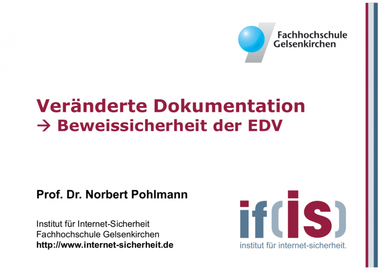 166-Beweissicherung-der-EDV-Beweissicherung-der-EDV-Prof.-Dr.-Norbert-Pohlmann