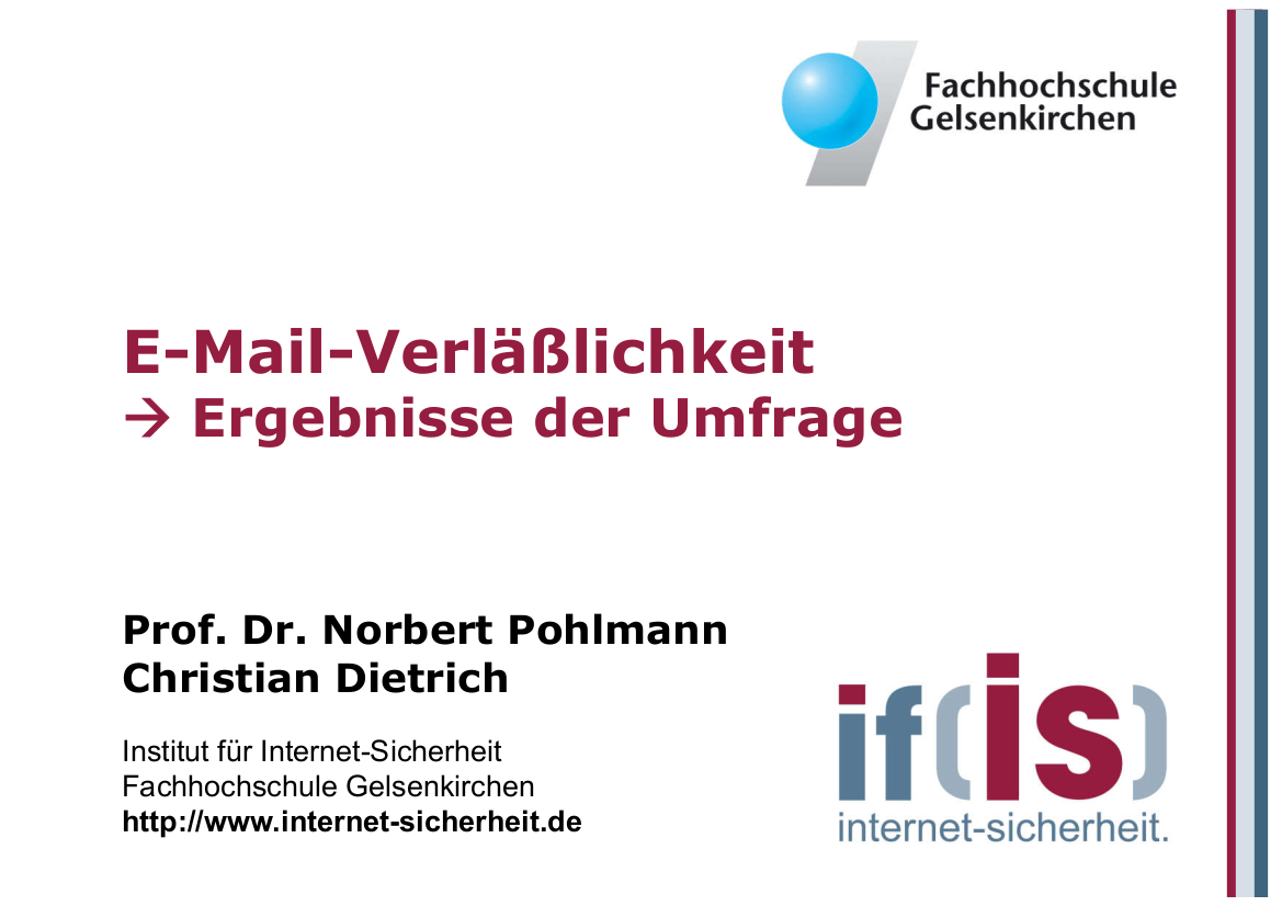 182-E-Mail-Verläßlichkeit-Ergebnisse-der-Umfrage-Prof.-Pohlmann