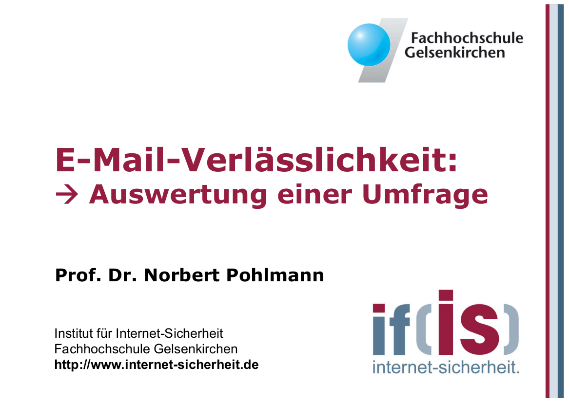 186-E-Mail-Verlässlichkeit-Auswertung-einer-Umfrage-Prof.-Pohlmann