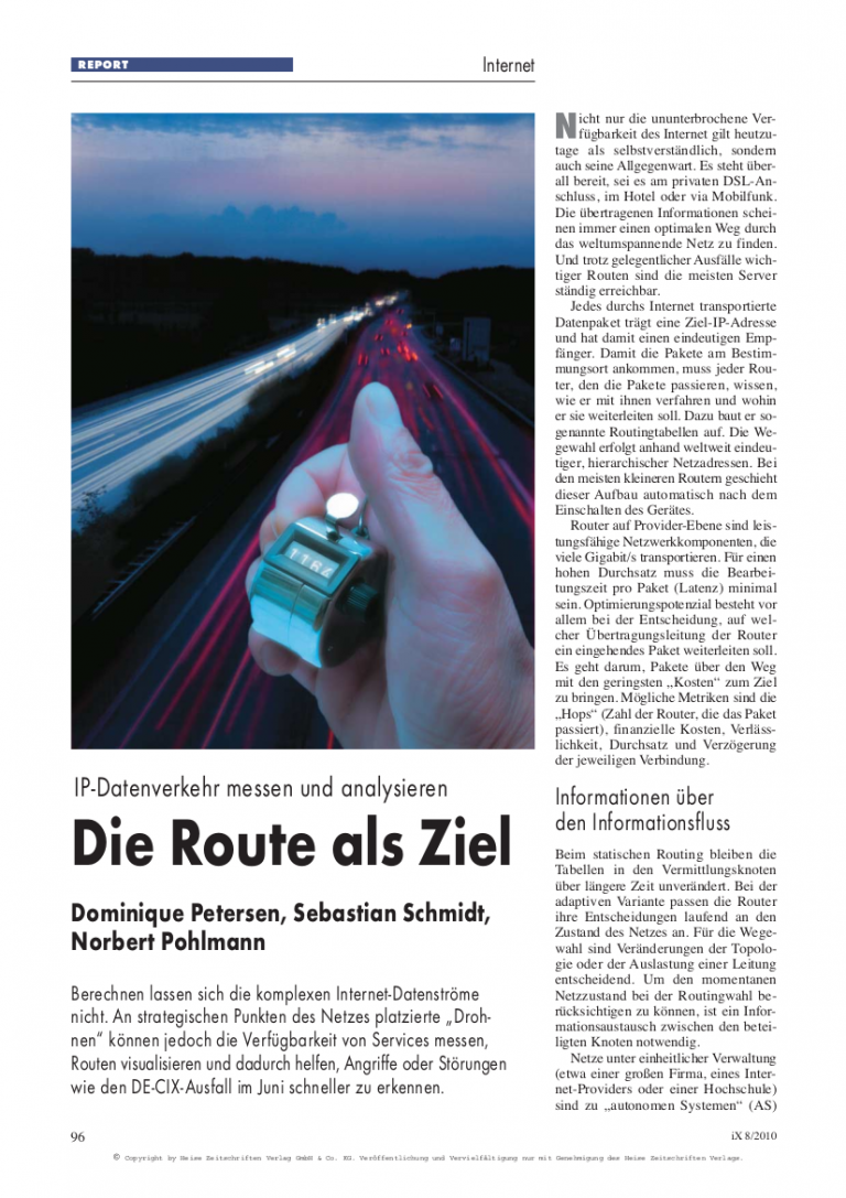 261-Die-Route-als-Ziel-–-IP-Datenverkehr-messen-und-analysieren-Internet-Datenströme-Prof.-Norbert-Pohlmann