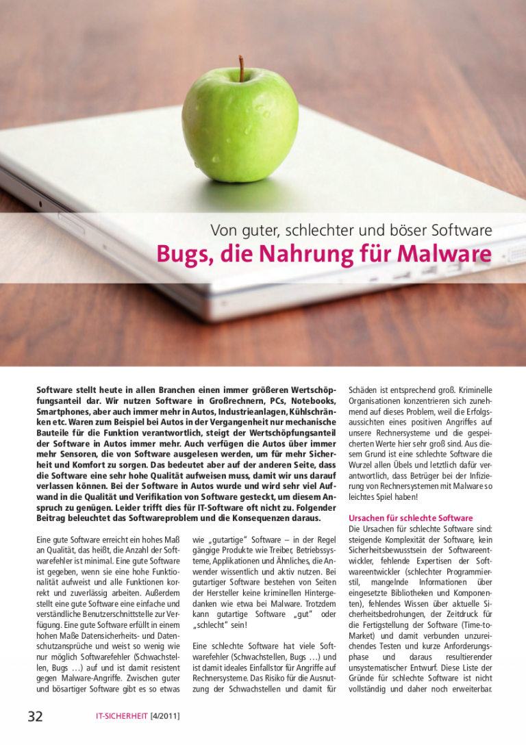 280-Bugs-die-Nahrung-für-Malware-Von-guter-schlechter-und-böser-Software-Prof-Norbert-Pohlmann