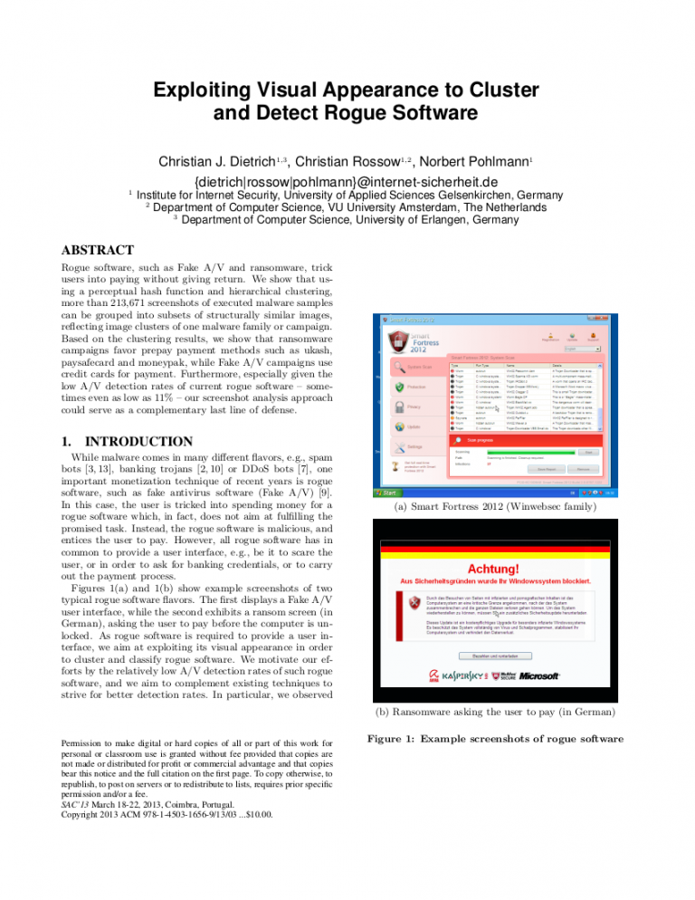 299-Exploiting-Visual-Appearance-to-Cluster-and-Detect-Rogue-Software-Prof-Norbert-Pohlmann