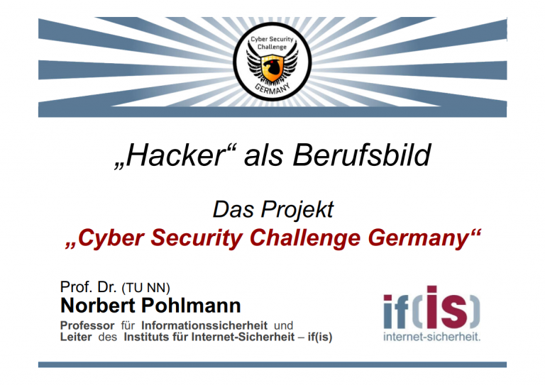 307-Hacker-als-Berufsbild-Cyber-Security-Challenge-Prof.-Norbert-Pohlmann