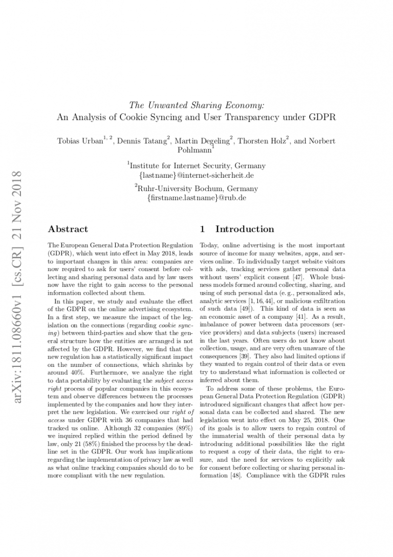 392-The-Unwanted-Sharing-Economy-An-Analysis-of-Cookie-Syncing-and-User-Transparency-under-GDPR
