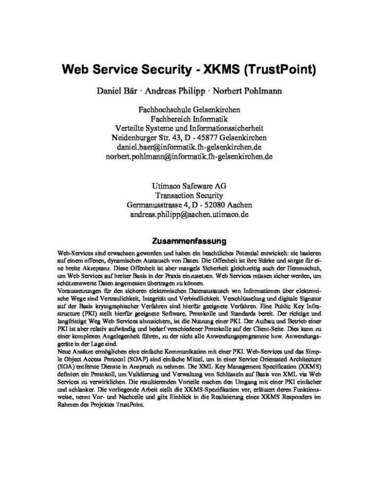 146-Web-Service-Security-XKMS-TrustPoint-Prof.-Norbert-Pohlmann-pdf
