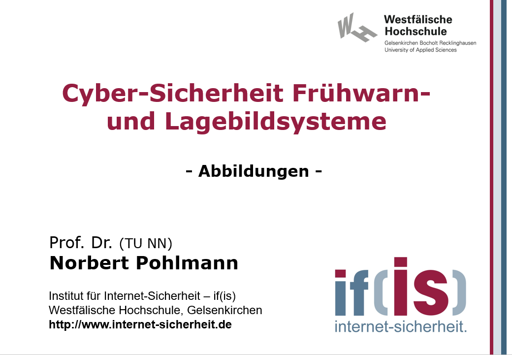 Abbildungen-Vorlesung-Cyber-Sicherheit Frühwarn- und Lagebildsysteme - Prof. Norbert Pohlmann