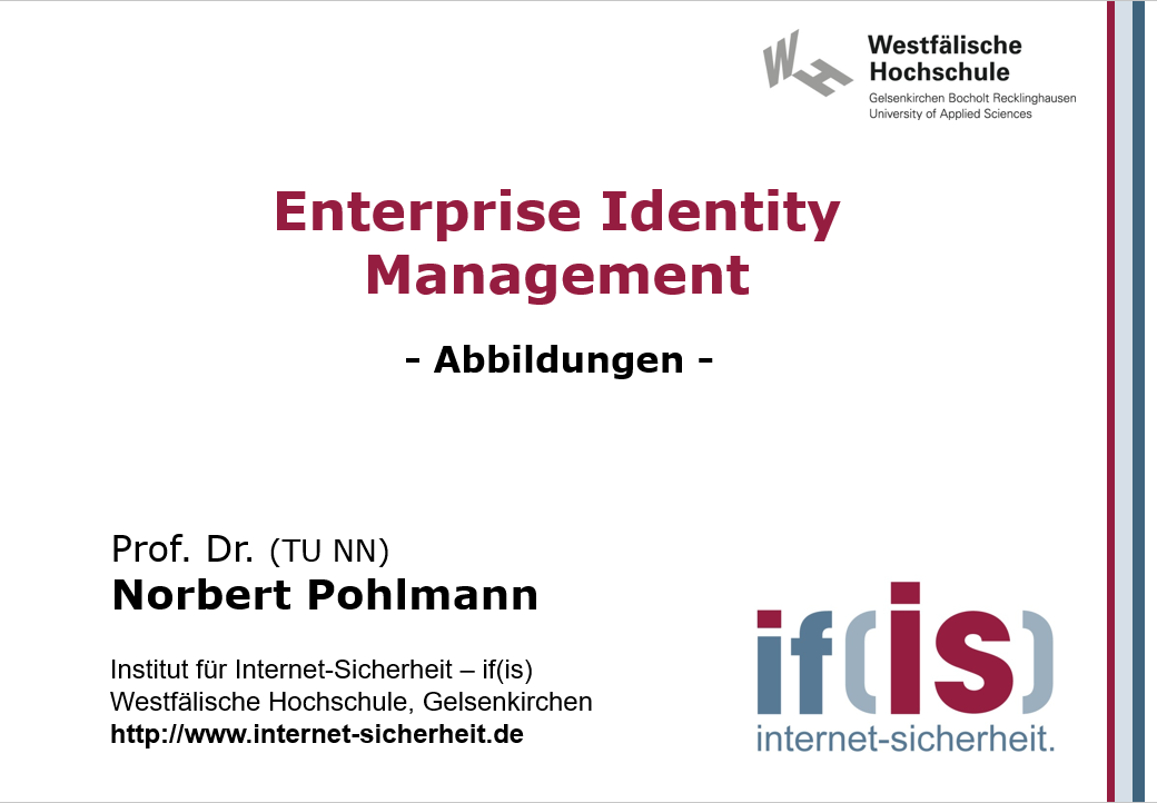 Abbildungen-Vorlesung-Enterprise Identity Management - Prof. Norbert Pohlmann