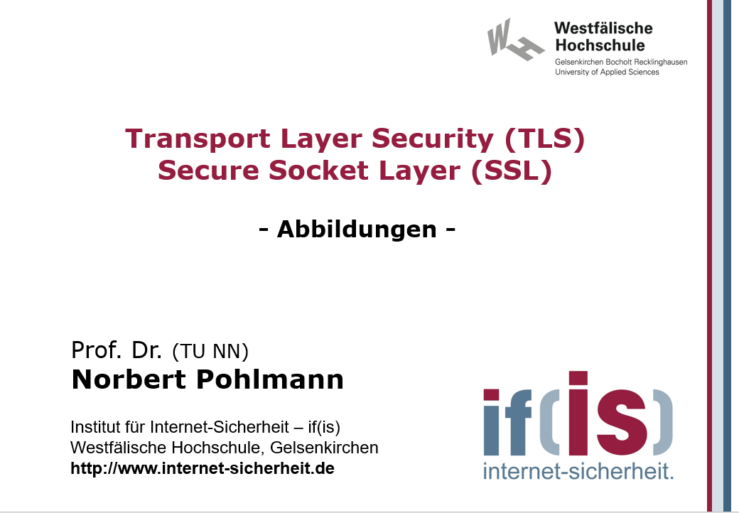 Abbildungen-Vorlesung-Transport Layer Security-Secure Socket Layer - Prof. Norbert Pohlmann