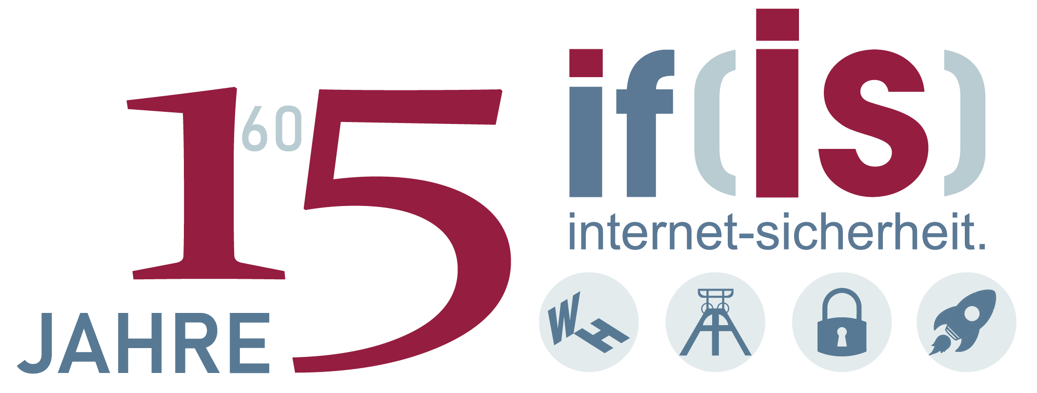 Logo 15-jährigen Bestehen des Instituts für Internet-Sicherheit if(is)