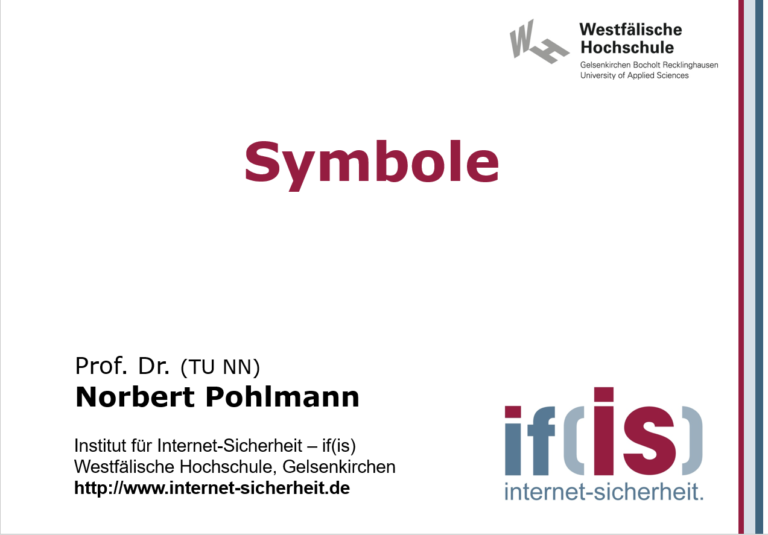 Cyber-Sicherheit - Symbole-Abbildungen - Prof. Norbert Pohlmann