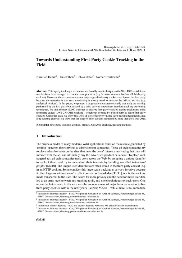 Cookie Tracking - Cyber Security
