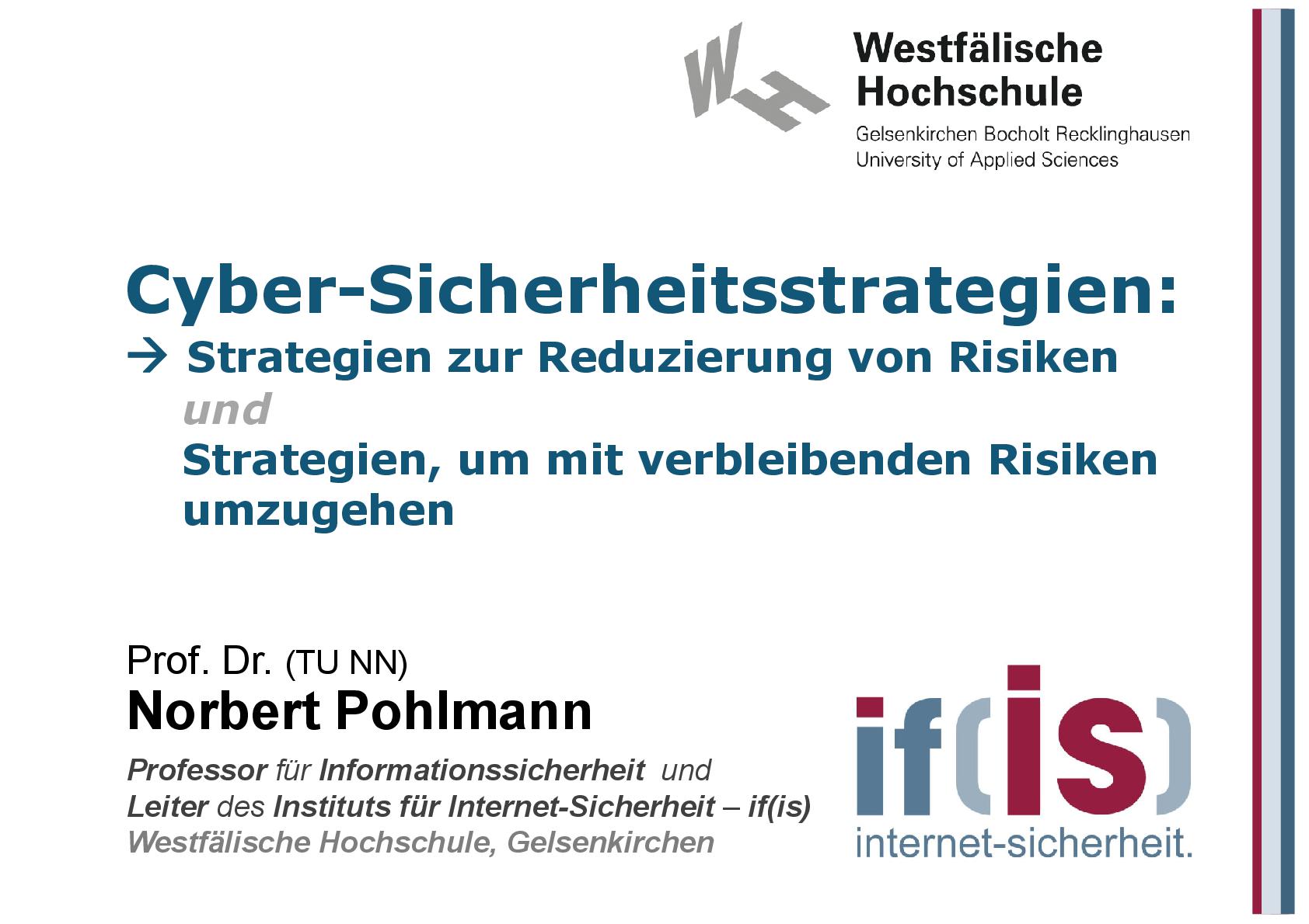 Cyber-Sicherheitsstrategien - Reduzierung von Risiken