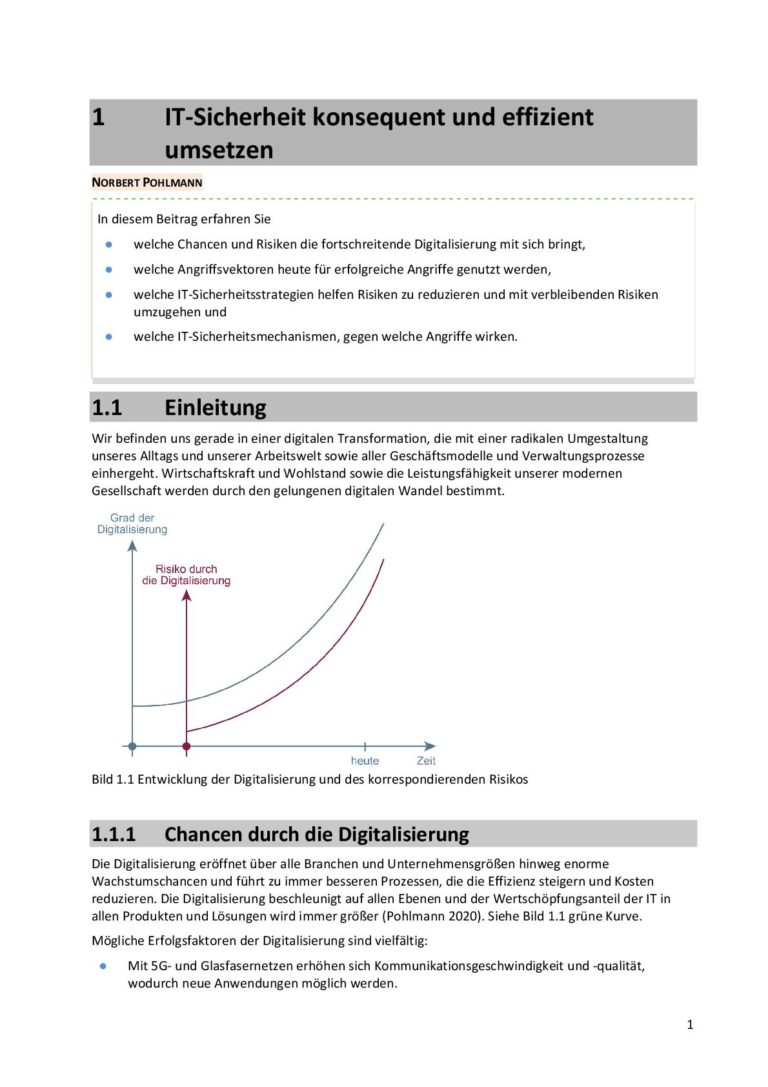 IT-Sicherheit konsequent und effizient umsetzen
