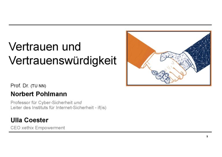 Vertrauen und Vertrauenswürdigkeit