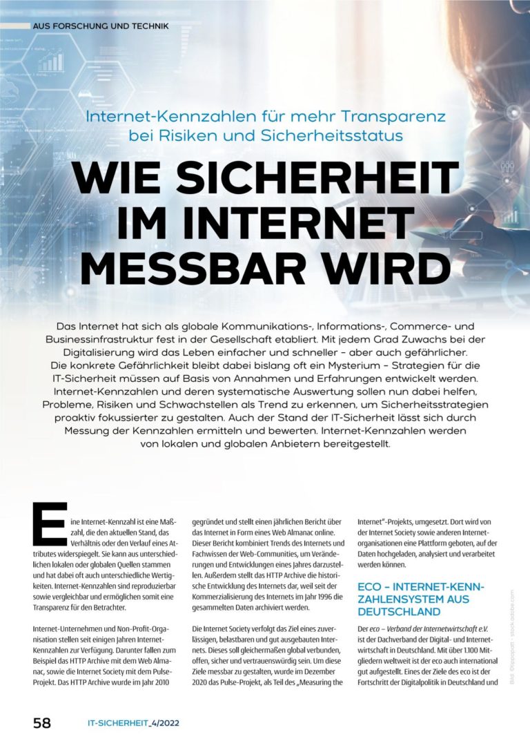 Wie Sicherheit im Internet messbar wird