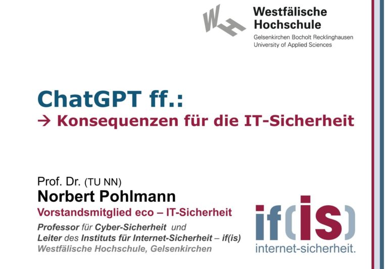 ChatGPT: Konsequenzen für die IT-Sicherheit