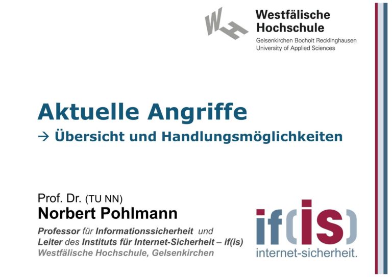 Aktuelle Angriffe - Übersicht und Handlungsmöglichkeiten