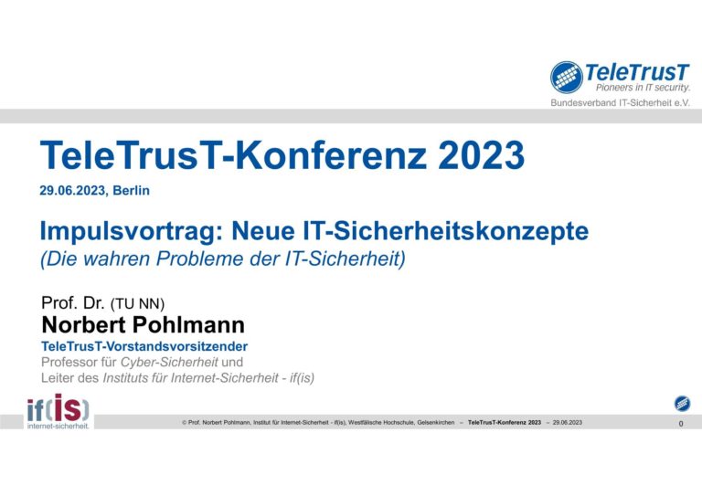 Neue IT-Sicherheitskonzepte