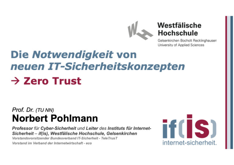 Die Notwendigkeit von neuen IT-Sicherheitskonzepten – Zero Trust