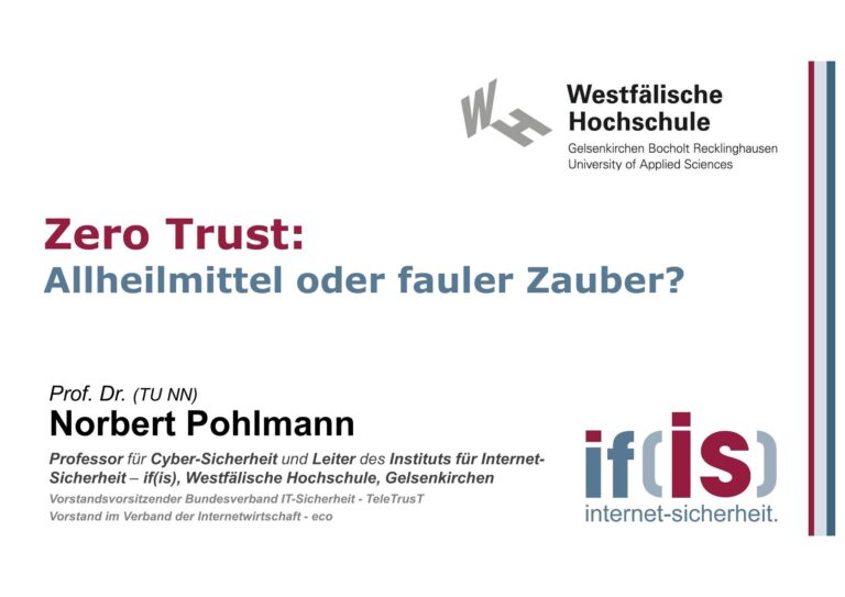 Zero Trust - Allheilmittel oder fauler Zauber