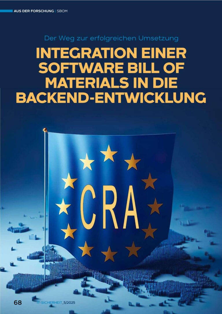 482 - Der Weg zur erfolgreichen Umsetzung - Integration einer Software Bill of Materials in die Backend-Entwicklung - Prof Norbert Pohlmann