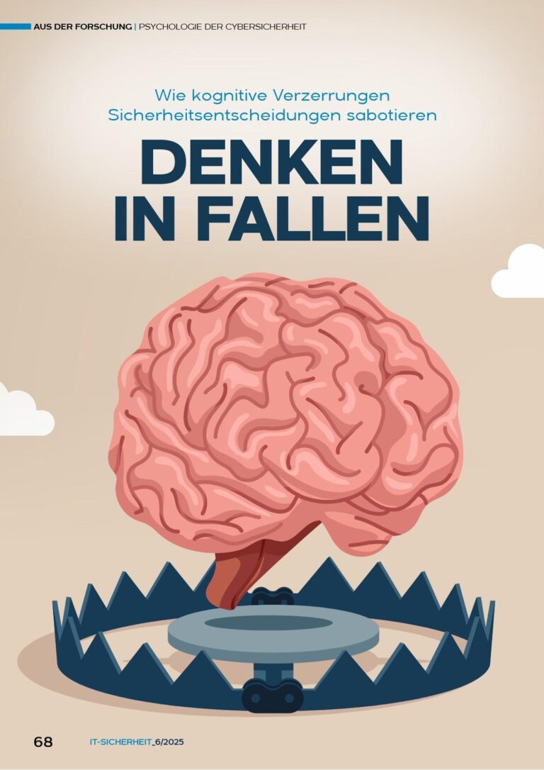 483 - Denken in Fallen - Wie kognitive Verzerrungen Sicherheitsentscheidungen sabotieren - Prof Norbert Pohlmann