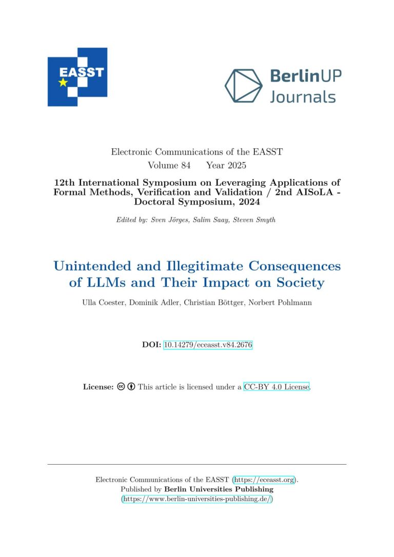 Unintended and Illegitimate Consequences of LLMs and Their Impact on Society