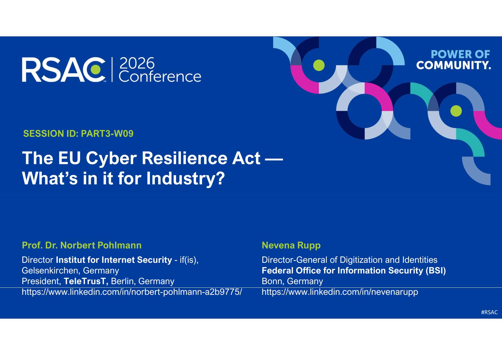 The EU Cyber Resilience Act - What's in it for Industry