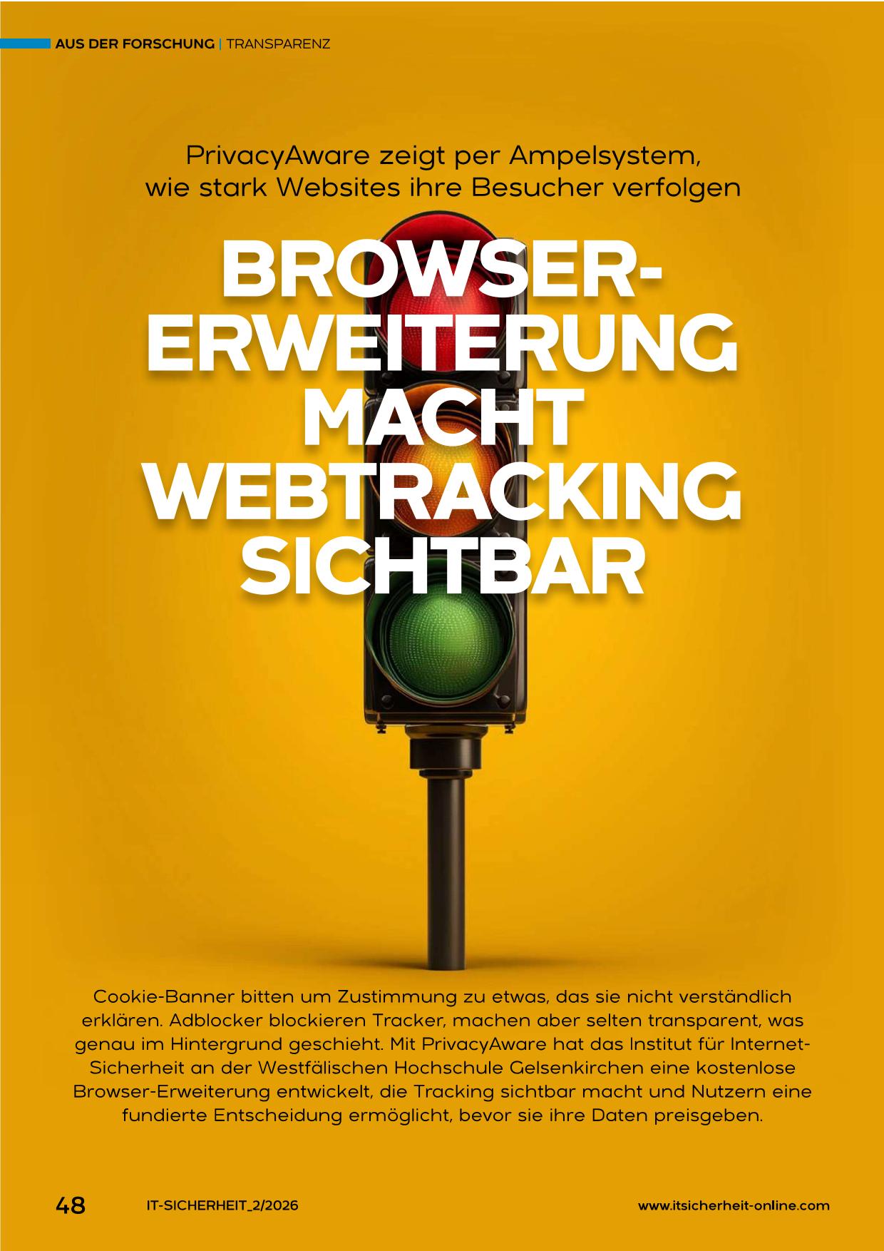 Browser-Erweiterung macht Webtracking sichtbar