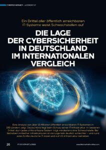 posted Prof. Dr. Pohlmann Die Lage der Cybersicherheit in Deutschland im internationalen Vergleich - Prof Norbert Pohlmann